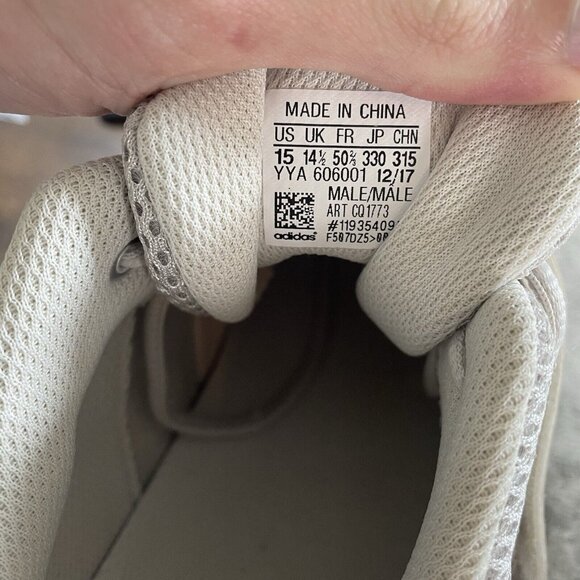 Adidas Powerlift 3.1 Chalk Pearl Men’s 15 Gray Red Shoes Athletic Training Gym - Picture 10 of 10